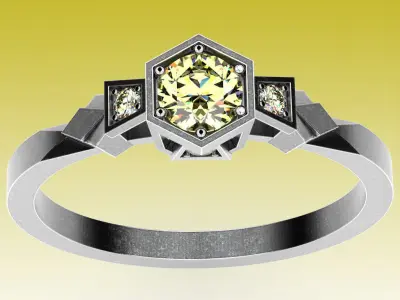 Ring Ancient Style 3D print model