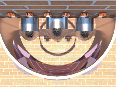 GlitterJewel Light Sconce Free 3D model