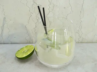 Decorative set Lemonade 3D model