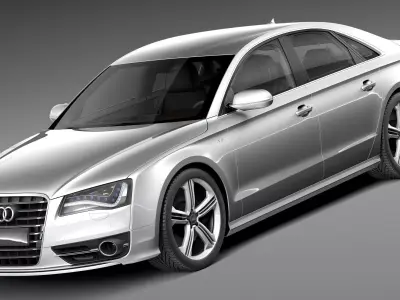 Audi S8 2013 3D model