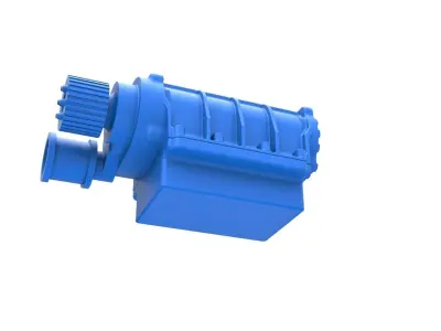 Supercharger Scale 1 to 25 3D print model