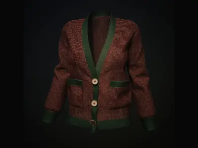 Sweater Marvelous Designer Material 3D model