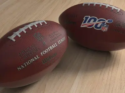 NFL football The Duke  100 3D model