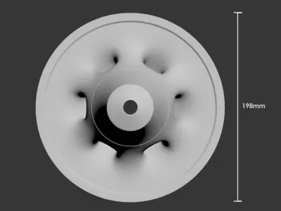 UFO Pendant Light 3D print model