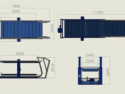the car stacker  3D print model