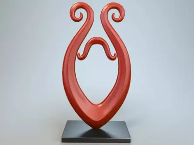 Abstract Figure 3D model 2