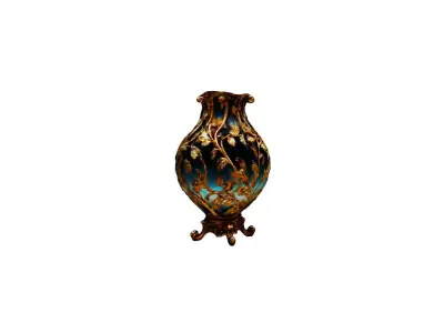 Elegant Ceramic Vase 3D Model - Timeless Home Decor 3D model 3D print model