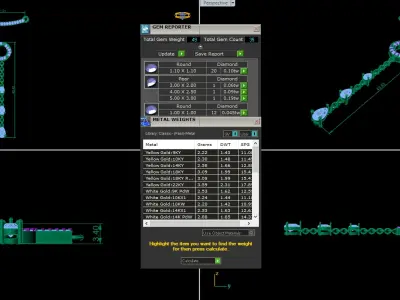 Diamond Necklace 360 animation renders 3dm stl details 3D print model