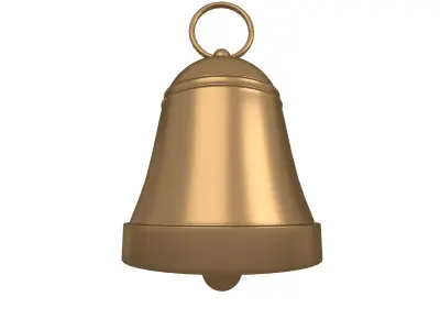Bell v2 007 Low-poly 3D model