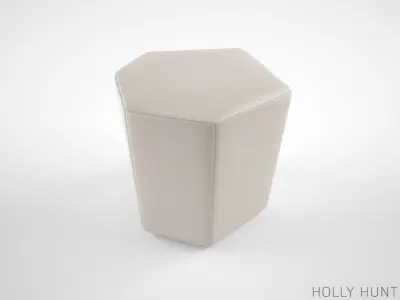 Holly Hunt Vrille ottoman 3D model