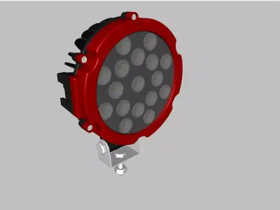 Faro de led 51w tipo ARB  3D model