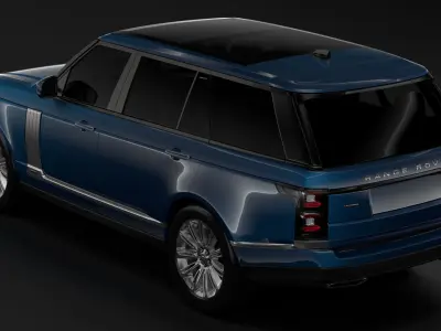 Range Rover Autobiography LWB L405 2018 3D model