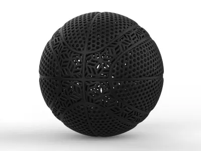 Airless Molten Basketball - for 3D print 3D print model