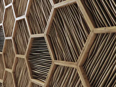 Parametric Ngon frame decor 3D model