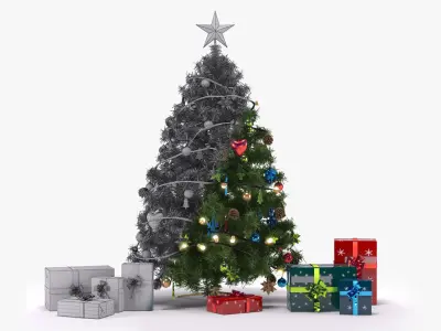 Christmas Tree 3D model 10