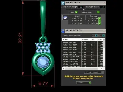 Jewelry Earring 3D print model