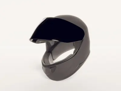 motorcycle helmet 3D model