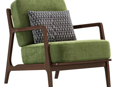 Verity Lounge Armchair By Polyandbark 3D model