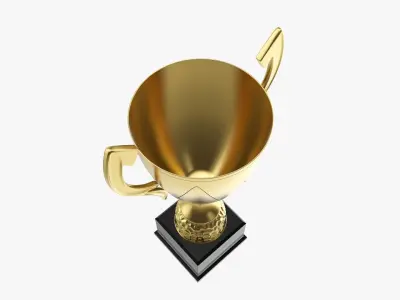Cup trophy 06 3D model