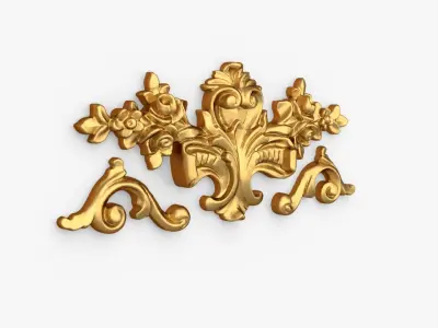 Classic decor ornament 288 3D model
