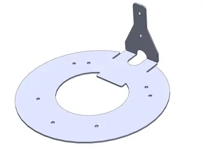 Suporte para Access Point Wi-Fi 6 Long-Range 3D model