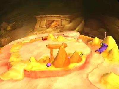 Game Low-Mode - Desert Underground Treasure 02 3D model