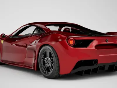 Ferrari 488 GTB 3D model