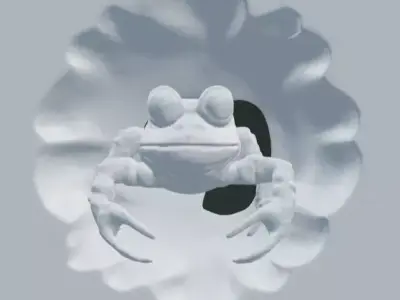 Aquarium Crab 3D Model Realistic Decorative Creature Free 3D print model