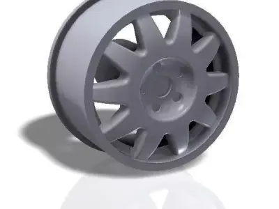 10 spokes rim - print model 3D print model