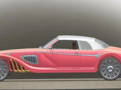 Classica  sports car 3D model