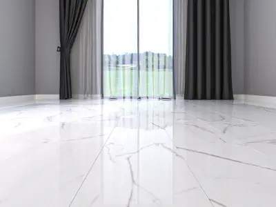 Marble Floor Afyon White Set 5 Texture