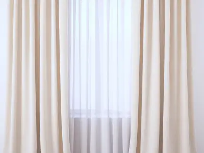 Set 109 Curtains 3D model