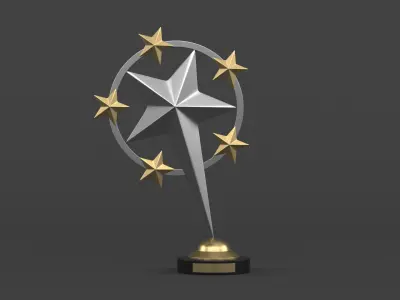Trophy Cups 3D model 61
