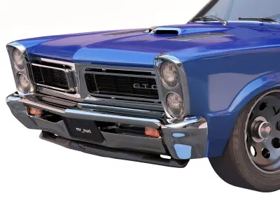 1965 pontiac gto 3D model