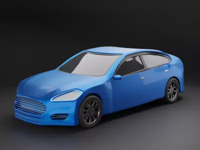 Tesla Car  3D model