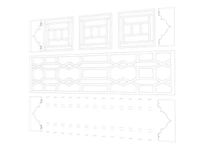 Gold Carving 15 3D model