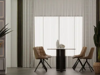 living room interior design scene 3d model 4 3D model 3D model