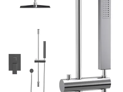 Bathroom Mixer 01 3D model