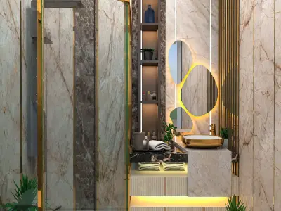 bathroom modern  3D model