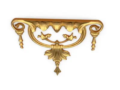 Classic carved decor ornament 503 3D print model