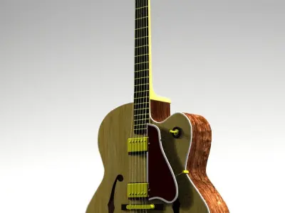 Gibson Super 400 1969 3D model