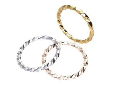 stack ring 3D print model 3D print model