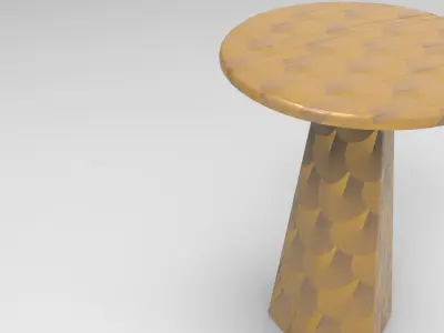 Jima Side Table Low-poly 3D model