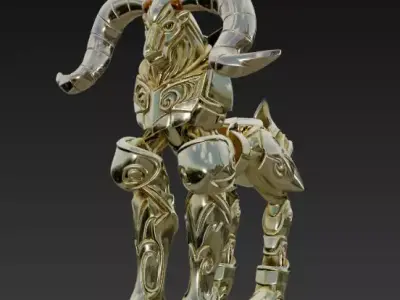 Saint Seiya Aries Armor 3D print model