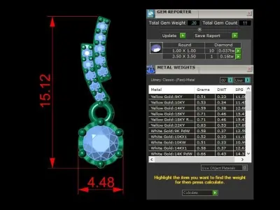 Jewelry Earring 3D print model