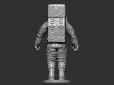 Space suit model 3D print model