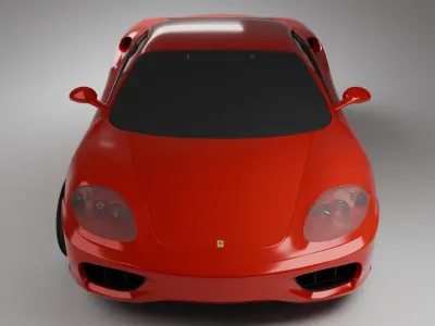 Ferrari 360 Modena 1999  Low-poly 3D model