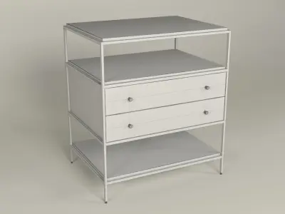 Julian Chichester Bay bedside Table Free low-poly 3D model