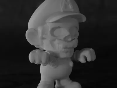 Ghoulish Mario Time - Zombie Pack Halloween 3D print model