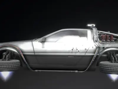 Sci Fi Car model concepted to the car from Ready Player One 3D model